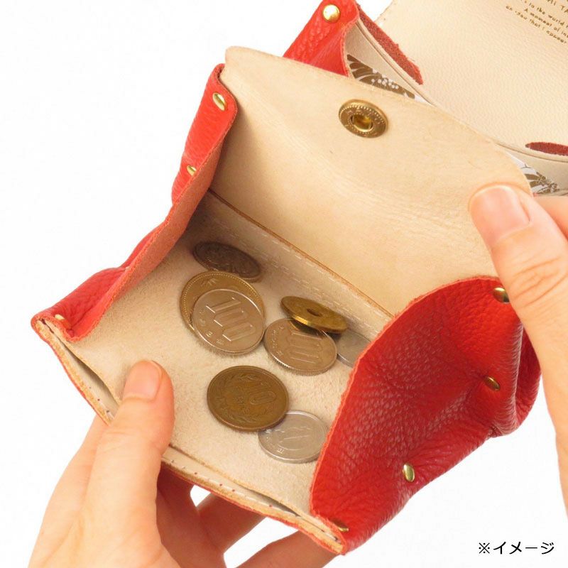 YUICHI TACHIYAMA Wallet cranberry , ユウイチタチヤマ アコーディオン ウォレット アドリア クランベリー ,  YTYwallet004