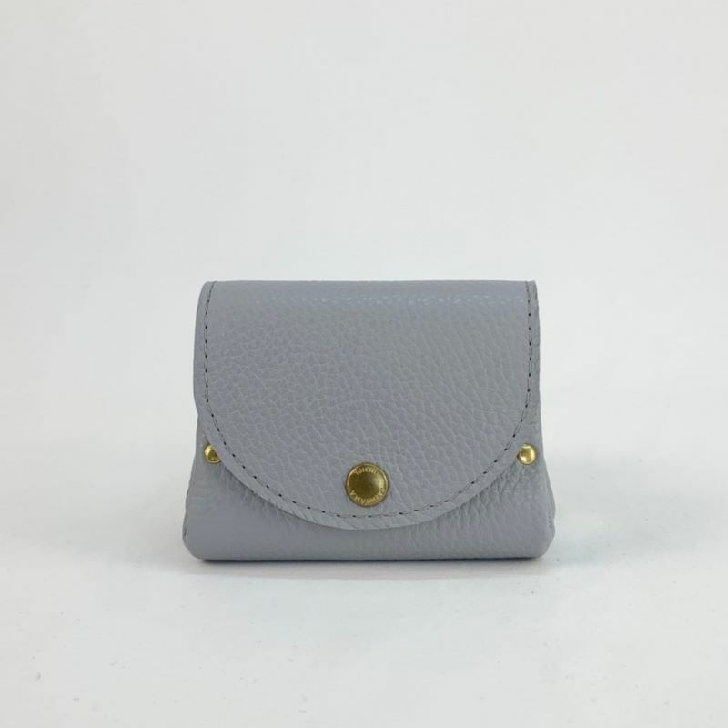 YUICHI TACHIYAMA acordion wallet mini adria alminium grey ユウイチ