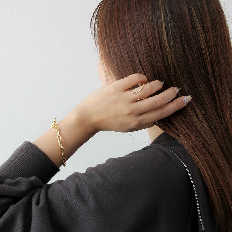 BYOKA G.CLASSIC CHAIN BRACELET GOLD GW0401 ビョーカ ブレスレット ゴールド GW0401