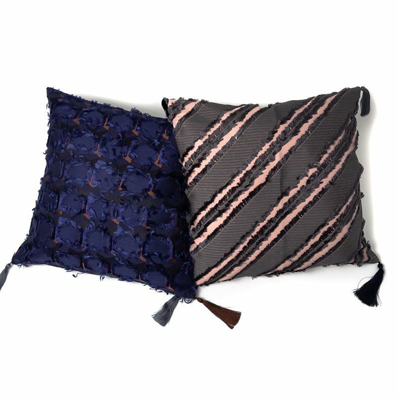 POLS ポルス クッションカバー ネイビー LCSCV-HEX-2101｜正規取り扱い  