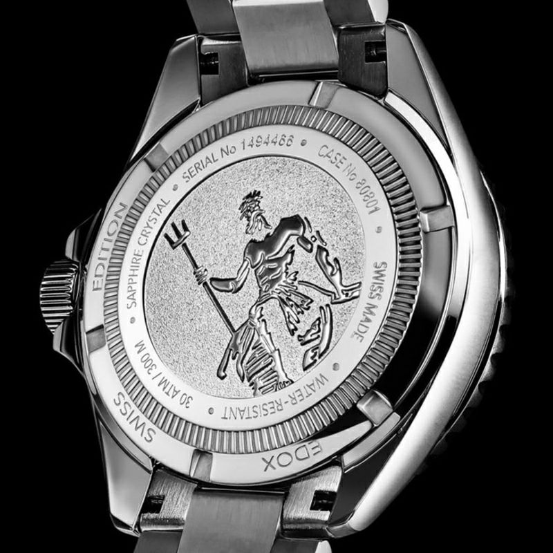 EDOX NEPTUNIAN GRANDE RESERVE DATE AUTOMATIC エドックス ネプチュニアン グランデ リザーブ デイト オートマティック 80801-3VM-VDN