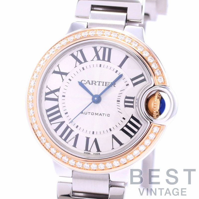 【中古】CARTIER BALLON BLEU DE CARTIER WATCH 33MM カルティエ バロン ブルー ドゥ カルティエ ウォッチ 33MM WE902080