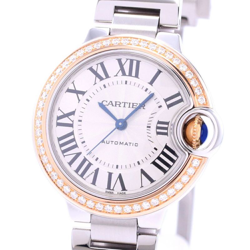 【中古】CARTIER BALLON BLEU DE CARTIER WATCH 33MM カルティエ バロン ブルー ドゥ カルティエ ウォッチ 33MM WE902080