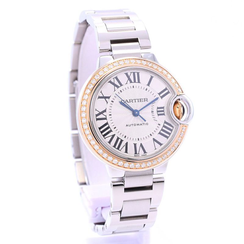 中古】CARTIER BALLON BLEU DE CARTIER WATCH 33MM カルティエ バロン 