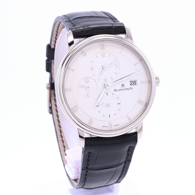 中古】BLANCPAIN VILLERET DOUBLE TIME-ZONE ブランパン