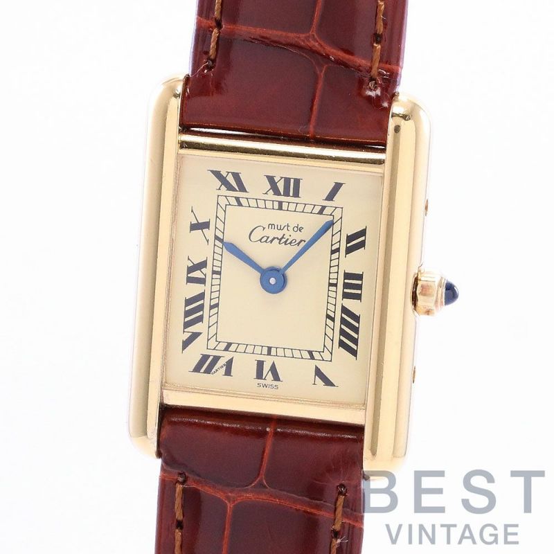 初売りセール 中古】CARTIER MUST TANK SMALL MODEL カルティエ マストタンク 時計