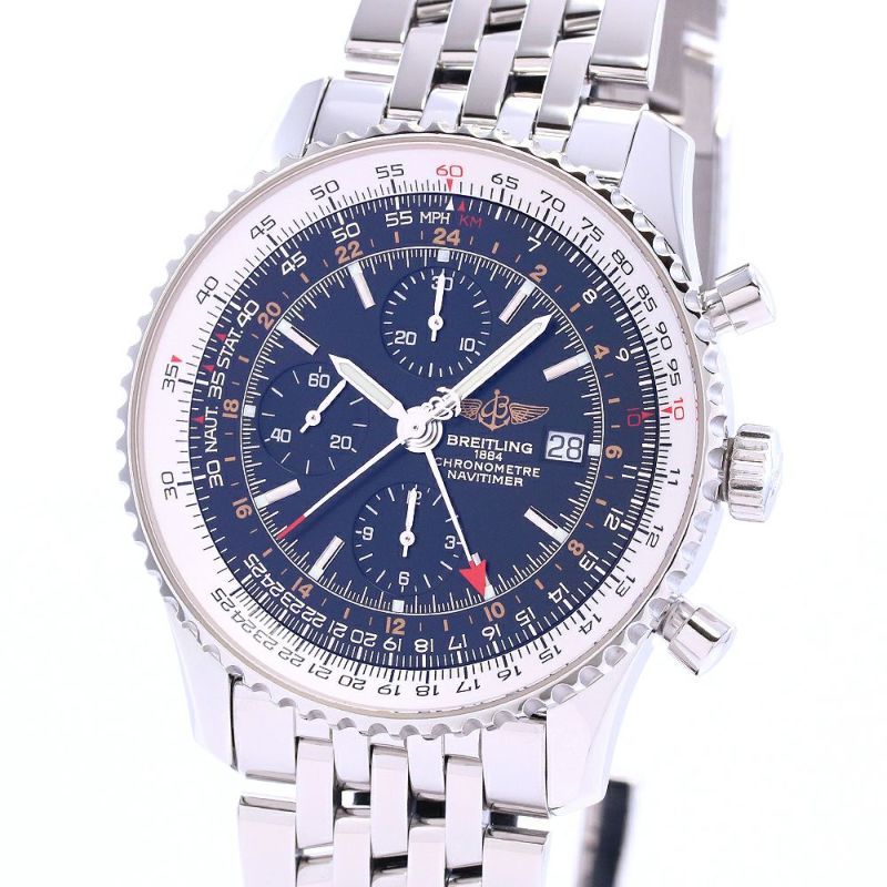 中古】BREITLING NAVITIMER WORLD ブライトリング ナビタイマー 