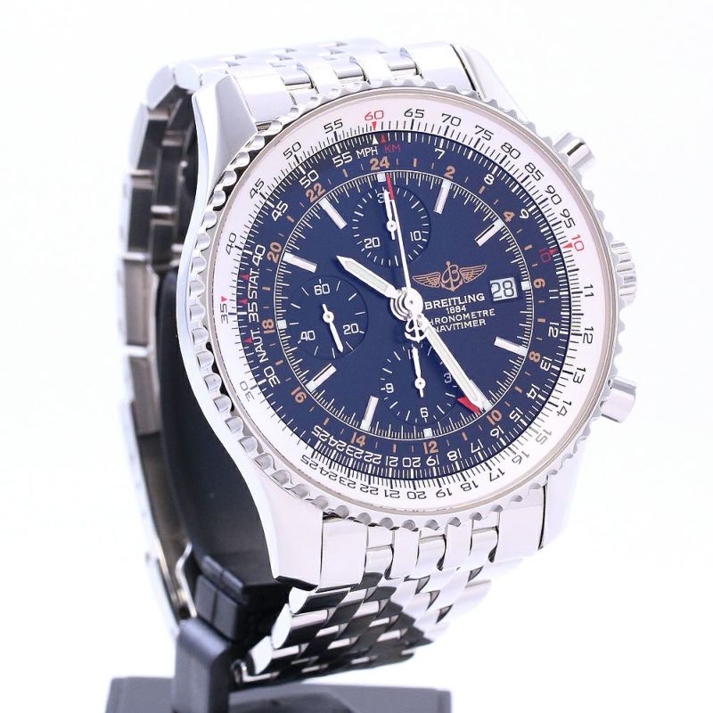 【中古】BREITLING NAVITIMER WORLD , ブライトリング ナビタイマー ワールド , A2432212/B726/443A  (A242B26NP)