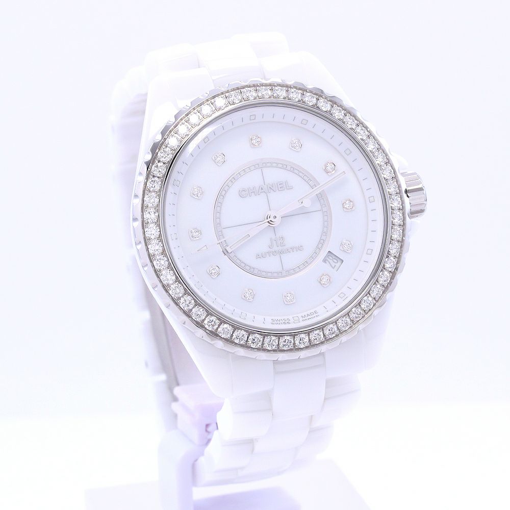 中古】CHANEL J12 CALIBER 12.1 DIAMOND BEZEL 38MM シャネル J12  
