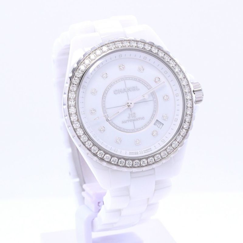 【中古】CHANEL J12 CALIBER 12.1 DIAMOND BEZEL 38MM シャネル J12 キャリバー 12.1 ダイヤモンドベゼル 38MM H7189