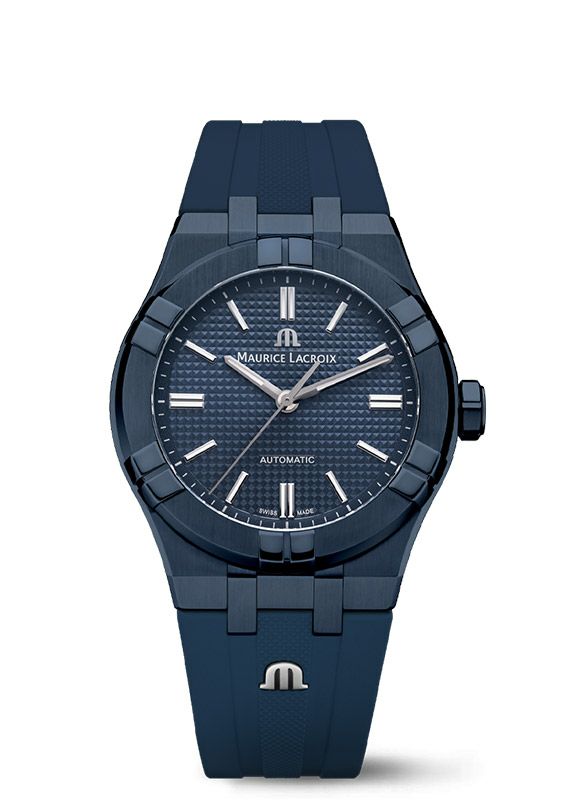 モーリス・ラクロア アイコン オートマティック 39mm ブルー PVD リミテッドエディション AI6007-PVC00-430-4