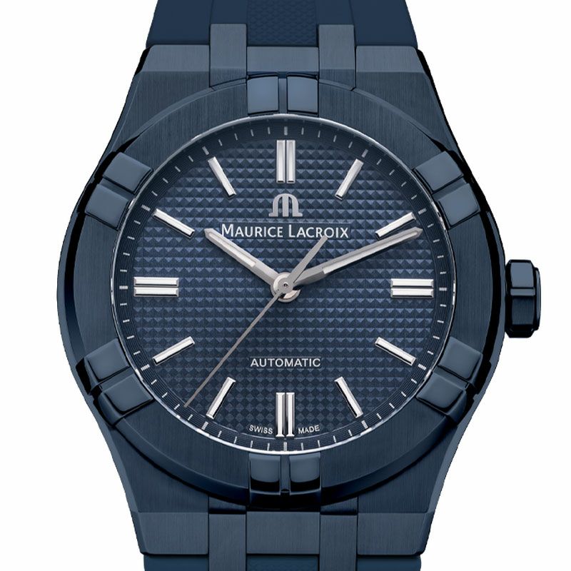 【正規】【限定】【自動巻き】【メンズ】【腕時計】MAURICE Lacroix AIKON Automatic 39mm Blue PVD Limited Edition モーリス・ラクロア アイコン オートマティック 39mm ブルー PVD リミテッドエディション AI6007-PVC00-43