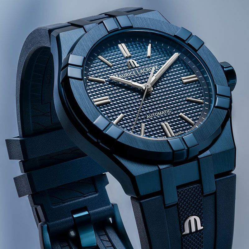 MAURICE LACROIX AIKON AUTOMATIC 39mm BLUE PVD LIMITED EDITION 