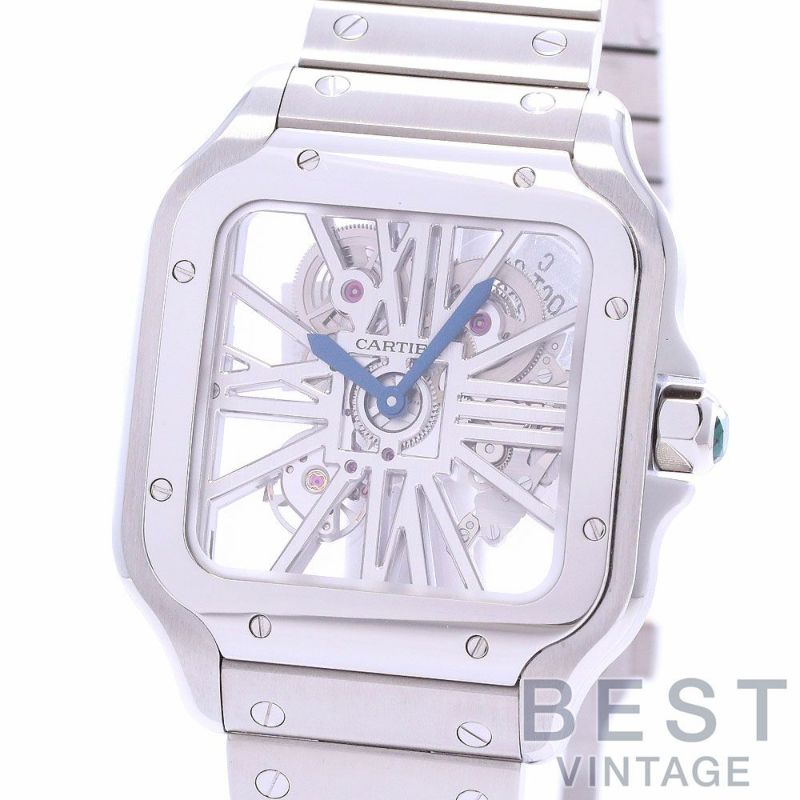 中古】CARTIER SANTOS DE CARTIER WATCH LARGE MODEL SKELETON カルティエ サントス ドゥ カルティエ  ウォッチ LM スケルトン WHSA0015｜ヴィンテージブランド｜時計・腕時計の通販サイトBEST ISHIDA（正規・中古販売店）