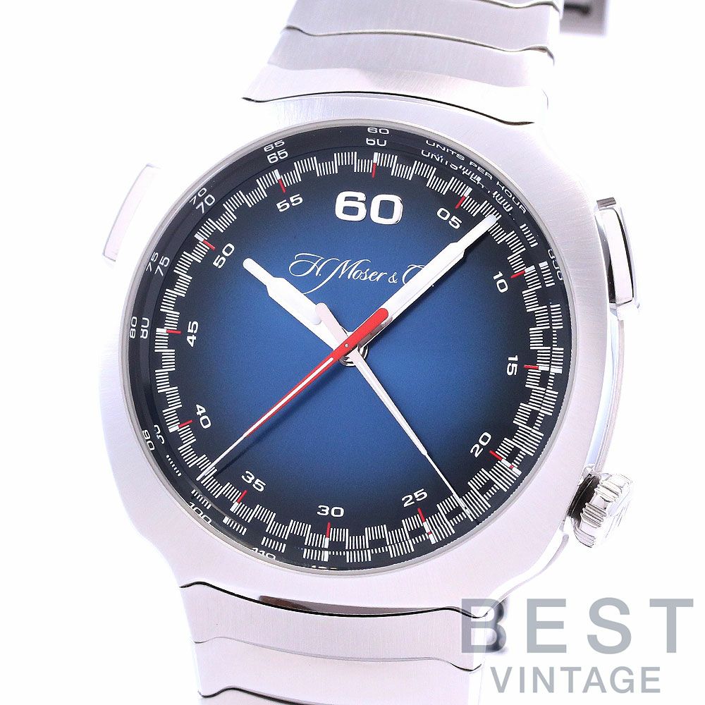 【中古】H.MOSER STREAMLINER FLYBACK CHORNOGRAPH H.モーザー ストリームライナー・フライバック クロノグラフ 6902-1201