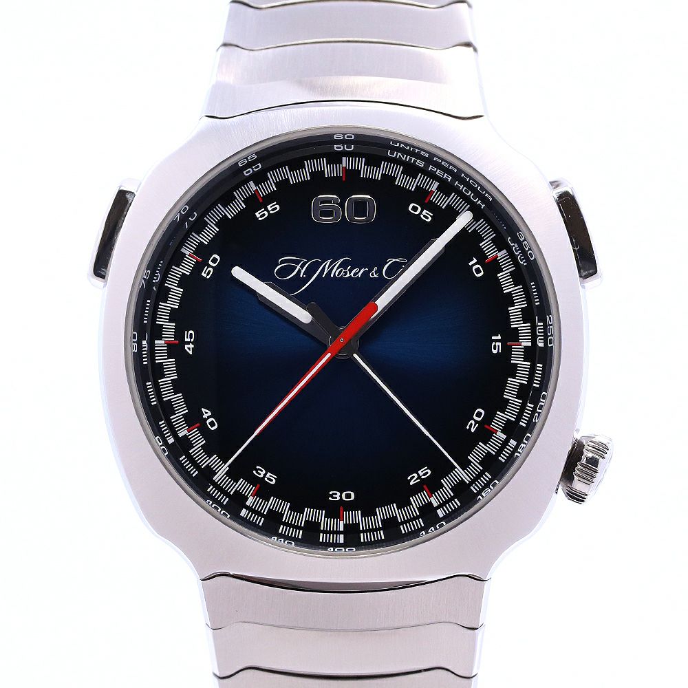 【中古】H.MOSER STREAMLINER FLYBACK CHORNOGRAPH H.モーザー ストリームライナー・フライバック クロノグラフ 6902-1201