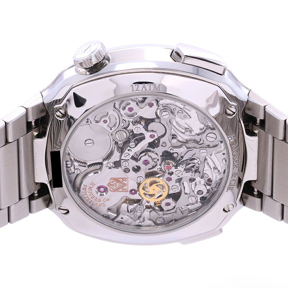 【中古】H.MOSER STREAMLINER FLYBACK CHORNOGRAPH H.モーザー ストリームライナー・フライバック クロノグラフ 6902-1201