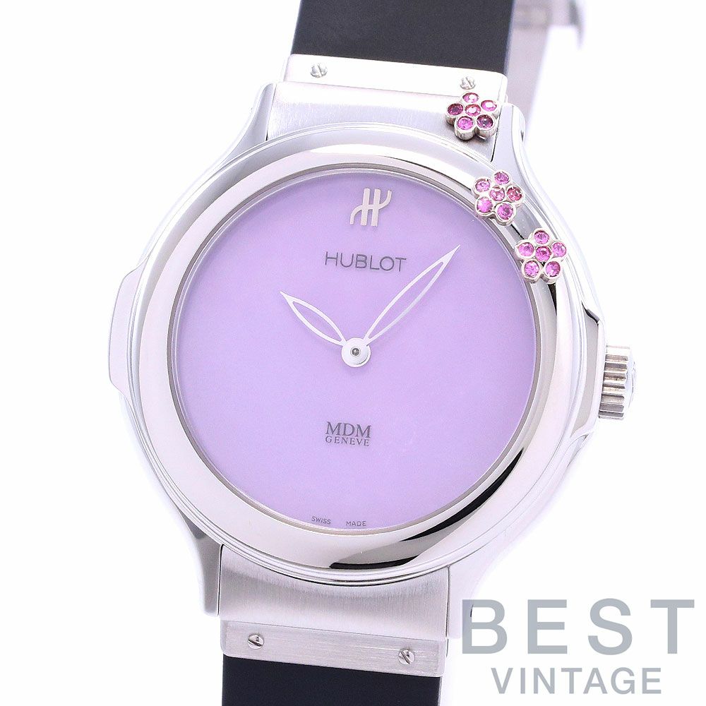 中古】HUBLOT MDM FLOWERS ウブロ MDM フラワーズ 1420.1 (1420.AME.1 