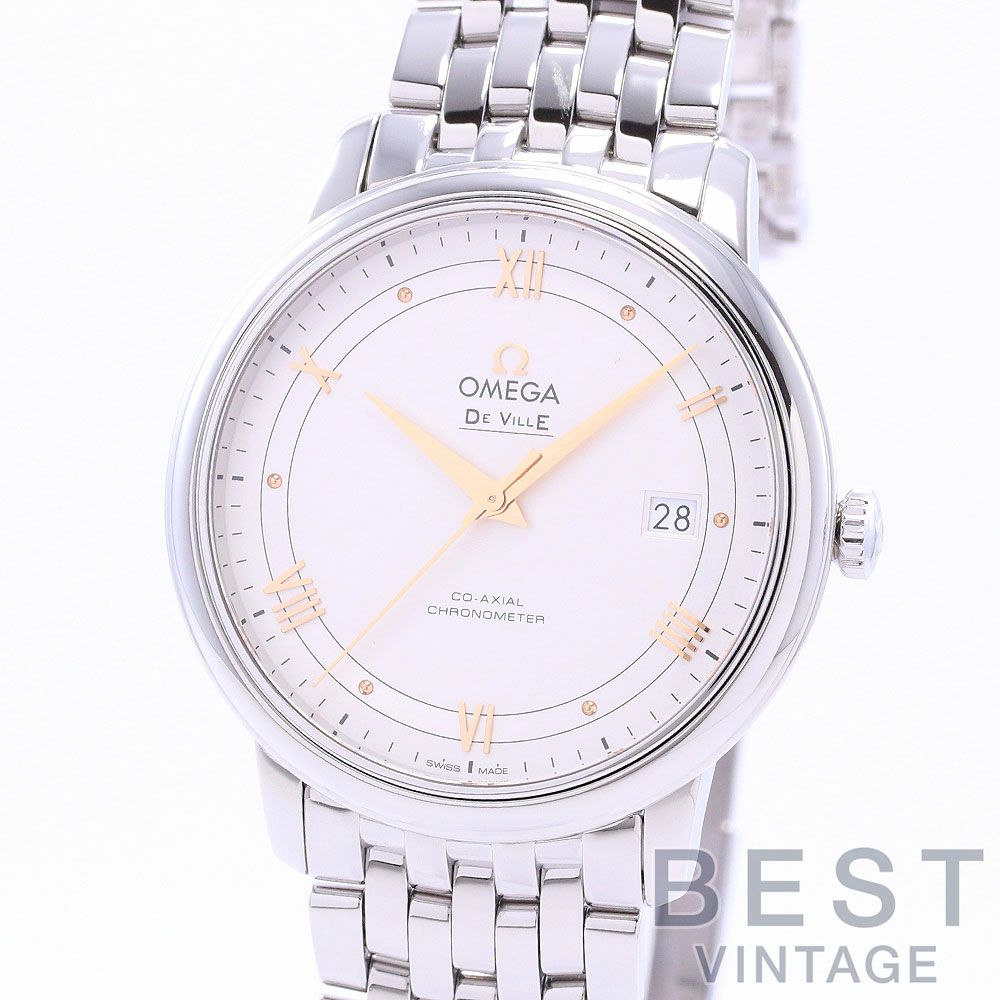 中古】OMEGA DE VILLE PRESTIGE 39.5MM CO-AXIAL オメガ デ・ヴィル 