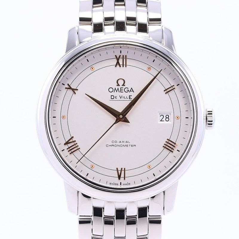 中古】OMEGA DE VILLE PRESTIGE 39.5MM CO-AXIAL オメガ デ・ヴィル ...