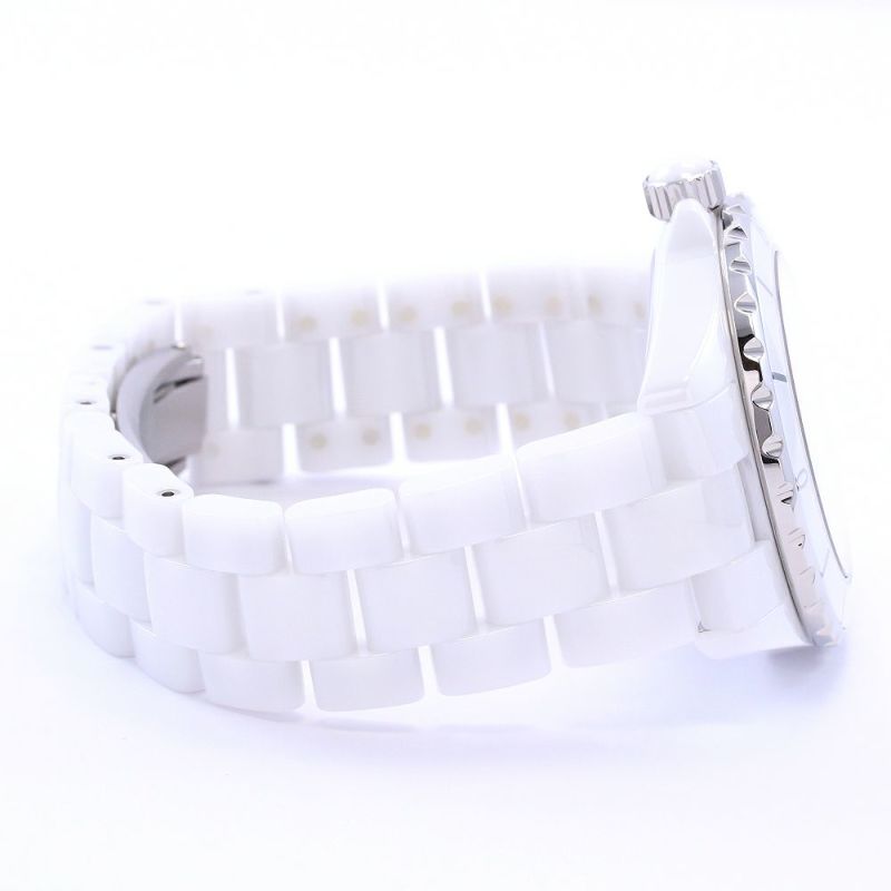【中古】CHANEL J12 WHITE CERAMIC AUTOMATIC 38MM シャネル J12 ホワイトセラミック オートマティック 38MM H1629
