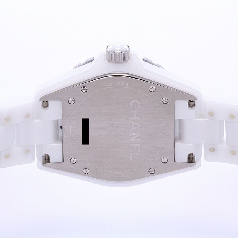 【中古】CHANEL J12 WHITE CERAMIC AUTOMATIC 38MM シャネル J12 ホワイトセラミック オートマティック 38MM H1629
