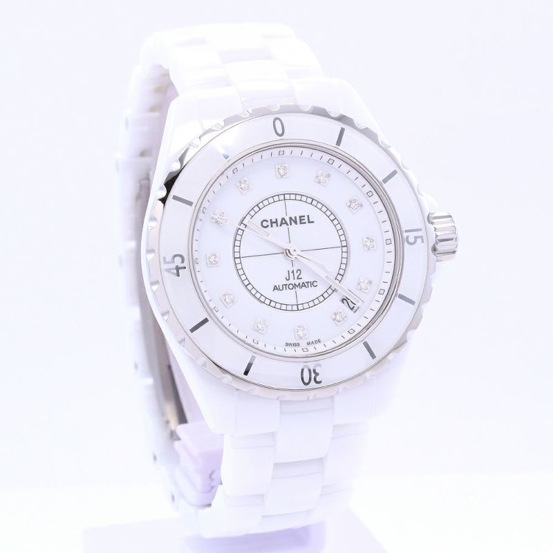 【中古】CHANEL J12 WHITE CERAMIC AUTOMATIC 38MM シャネル J12 ホワイトセラミック オートマティック 38MM H1629
