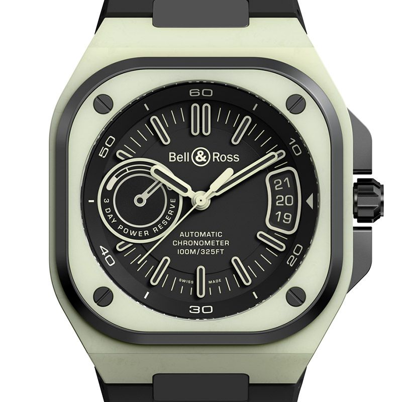 ベル＆ロス BR-X5 グリーン ラム BRX5R-LUM-TC/SRB