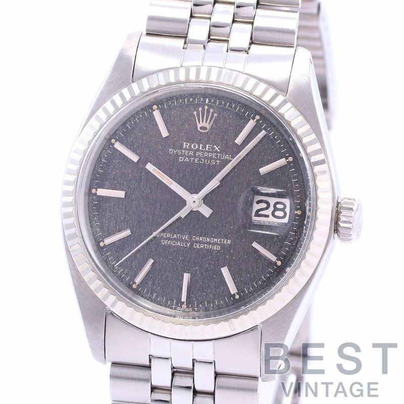 中古】ROLEX OYSTER PERPETUAL DATEJUST MIRROR DIAL ロレックス オイスターパーペチュアル デイトジャスト  ミラーダイヤル 1601 MIRROR｜ヴィンテージブランド｜時計・腕時計の通販サイトBEST ISHIDA（正規・中古販売店）