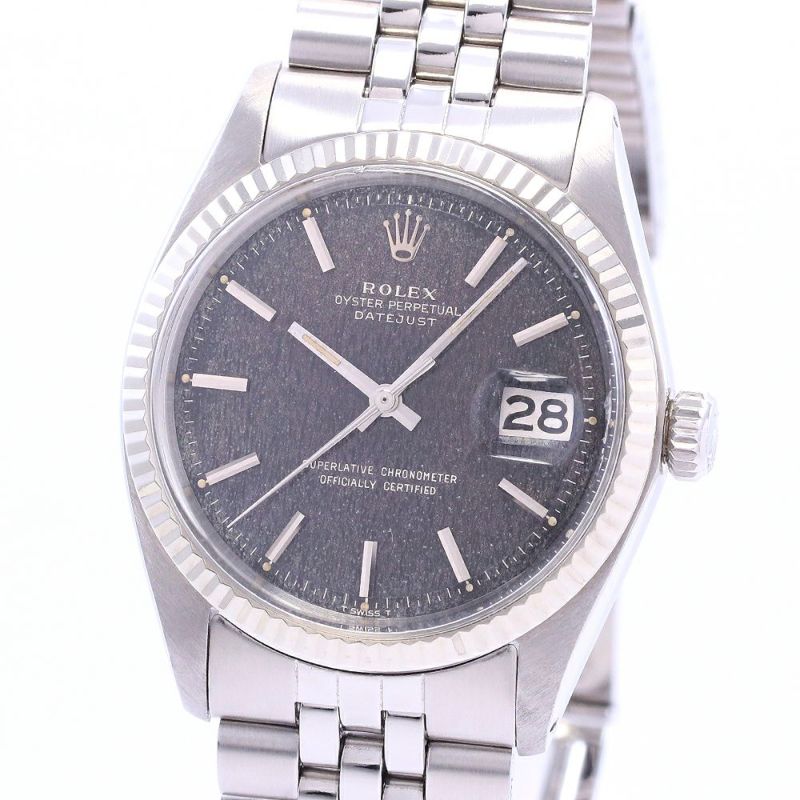 中古】ROLEX OYSTER PERPETUAL DATEJUST MIRROR DIAL ロレックス オイスターパーペチュアル デイトジャスト  ミラーダイヤル 1601 MIRROR｜ヴィンテージブランド｜時計・腕時計の通販サイトBEST ISHIDA（正規・中古販売店）