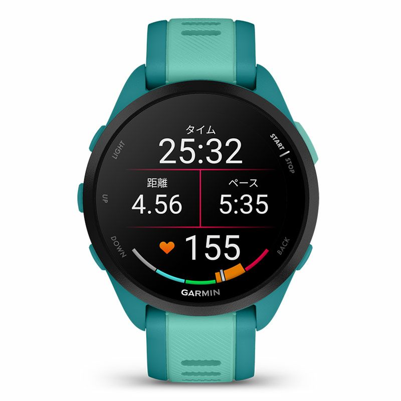 GARMIN Forerunner 165 Music Turquoise ガーミン フォアランナー 165 ミュージック ターコイズ  010-02863-92｜正規取り扱いブランド｜時計・腕時計の通販サイトBEST ISHIDA（正規・中古販売店）