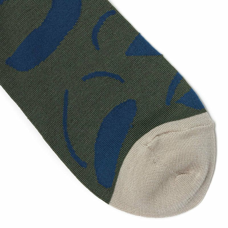 Sarahbel Socks Leaves Green サラベル ソックス リーブス グリーン SAB-socks-leaves-green