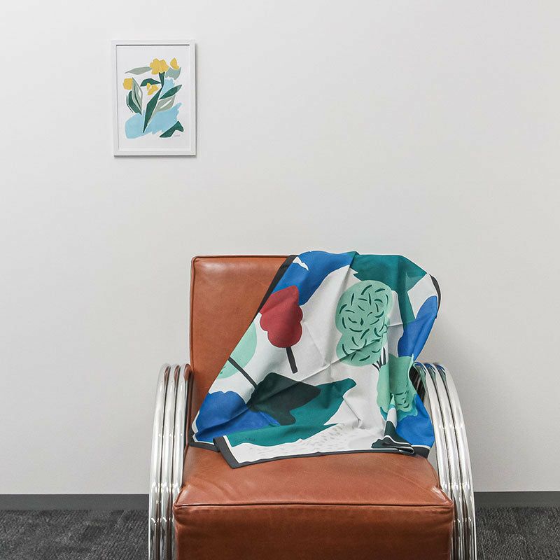 Sarahbel Cotton scarf Mountain サラベル コットンスカーフ SAB-cot-scarf-mountain