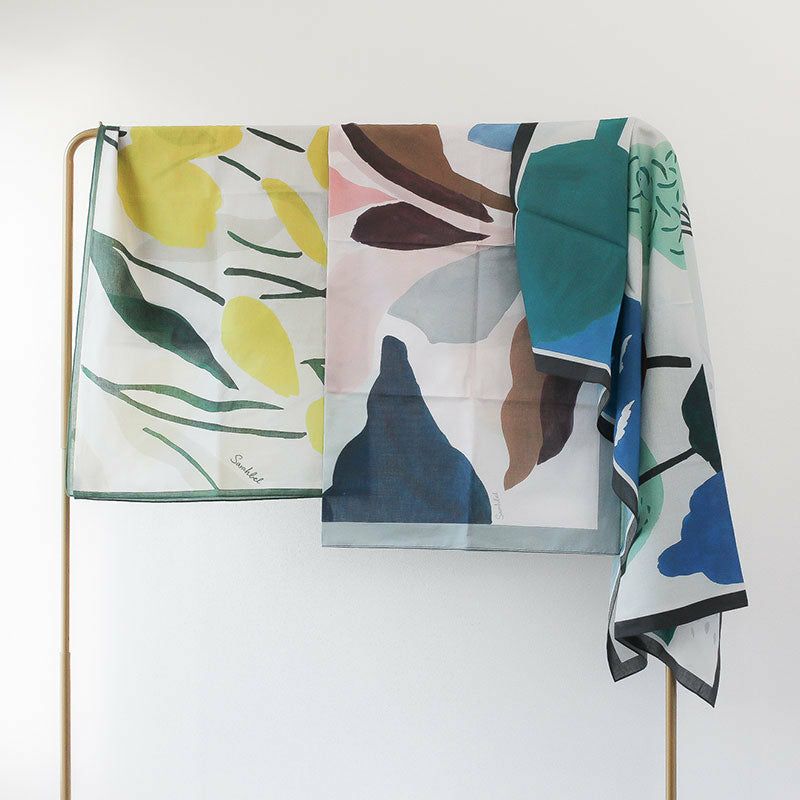 Sarahbel Cotton scarf Mountain サラベル コットンスカーフ SAB-cot-scarf-mountain