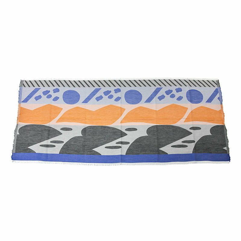 Sarahbel cotton stole Lake Blue サラベル コットンストール レイク ブルー SAB-cot-stole-lake-blue