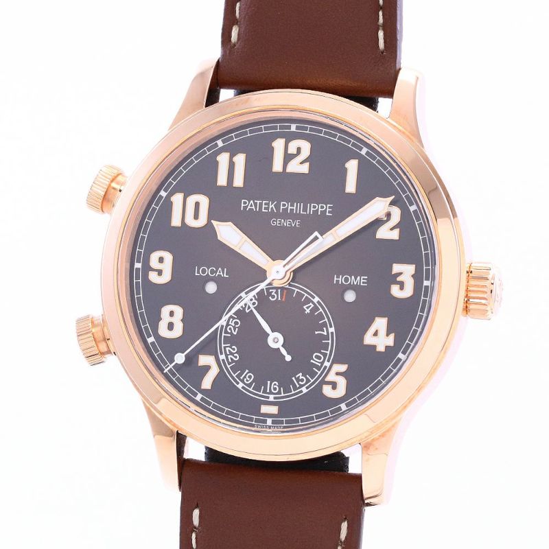 【中古】PATEK PHILIPPE COMPLICATION CALATRAVA PILOT TRAVEL TIME パテック・フィリップ コンプリケーション カラトラバ・パイロット・トラベルタイム 5524R-001