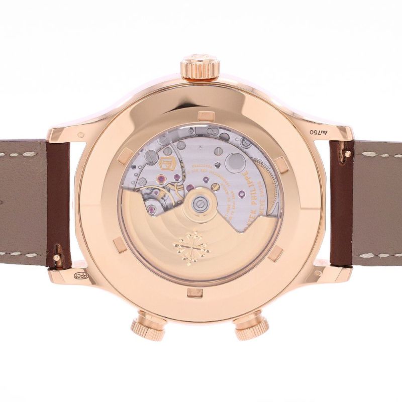 【中古】PATEK PHILIPPE COMPLICATION CALATRAVA PILOT TRAVEL TIME パテック・フィリップ コンプリケーション カラトラバ・パイロット・トラベルタイム 5524R-001