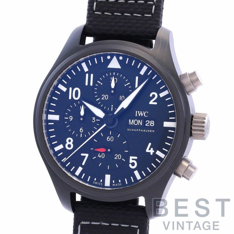【中古】IWC PILOTS WATCH CHRONOGRAPH TOP GUN アイ・ダブリュー・シー パイロット・ウォッチ・クロノグラフ ・トップガン IW389101