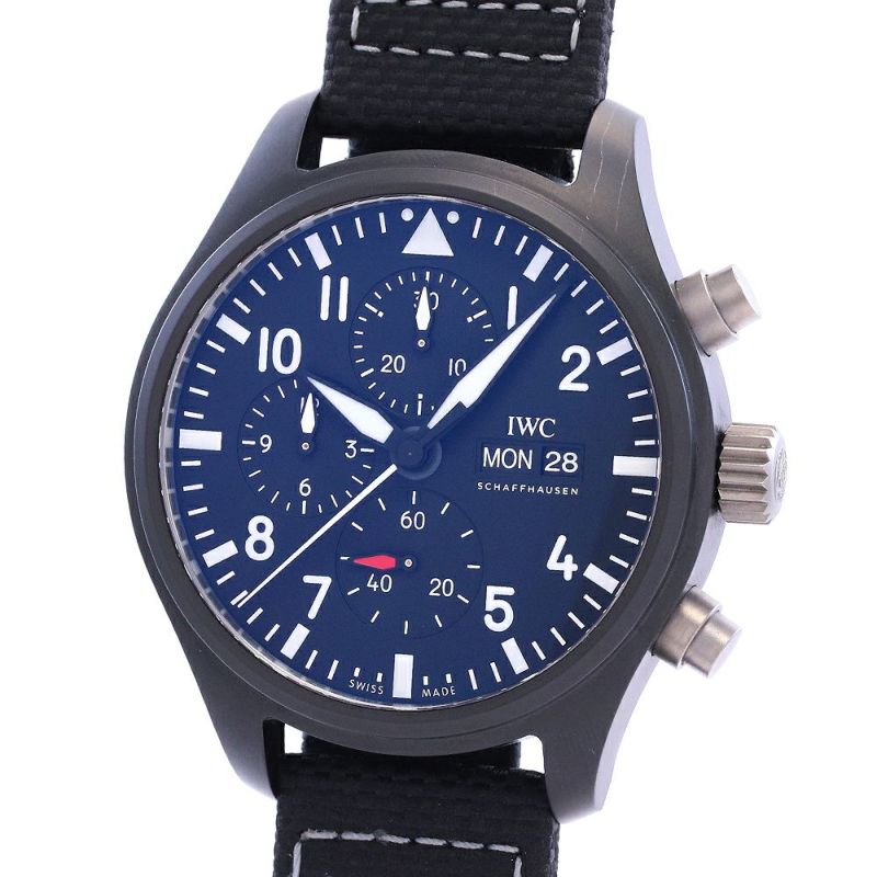 【中古】IWC PILOTS WATCH CHRONOGRAPH TOP GUN アイ・ダブリュー・シー パイロット・ウォッチ・クロノグラフ ・トップガン IW389101