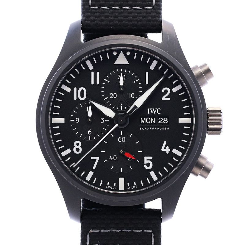 【中古】IWC PILOTS WATCH CHRONOGRAPH TOP GUN アイ・ダブリュー・シー パイロット・ウォッチ・クロノグラフ ・トップガン IW389101