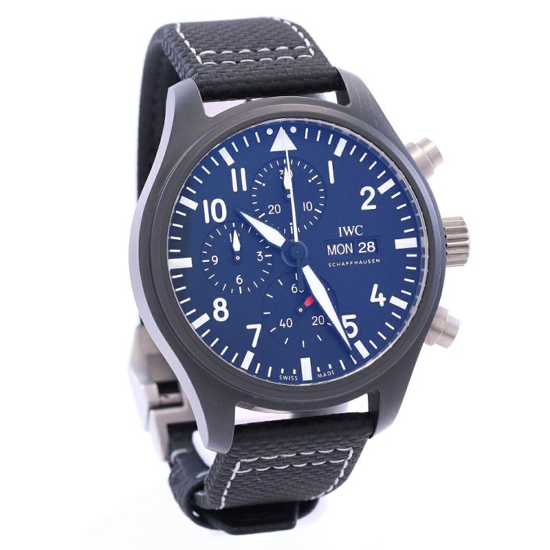 【中古】IWC PILOTS WATCH CHRONOGRAPH TOP GUN アイ・ダブリュー・シー パイロット・ウォッチ・クロノグラフ ・トップガン IW389101