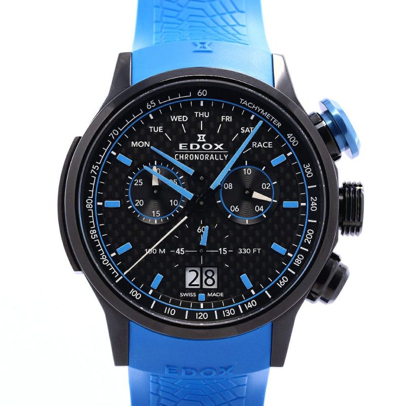 中古】EDOX CHRONORALLY 1 CHRONOGRAPH SAUBER F1 TEAM エドックス ...