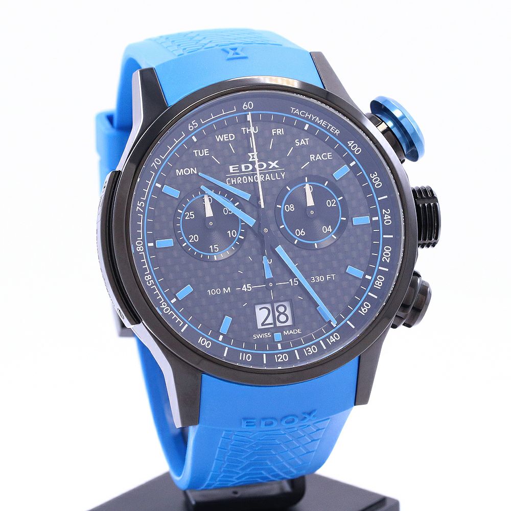 中古】EDOX CHRONORALLY 1 CHRONOGRAPH SAUBER F1 TEAM エドックス 