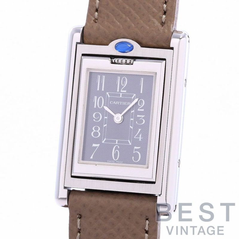 中古】CARTIER TANK BASCULANTE WATCH SMALL MODEL カルティエ タンク バスキュラント ウォッチ SM / タンク バスキュラントSM W1016830｜ヴィンテージブランド｜時計・腕時計の通販サイトBEST ISHIDA（正規・中古販売店）