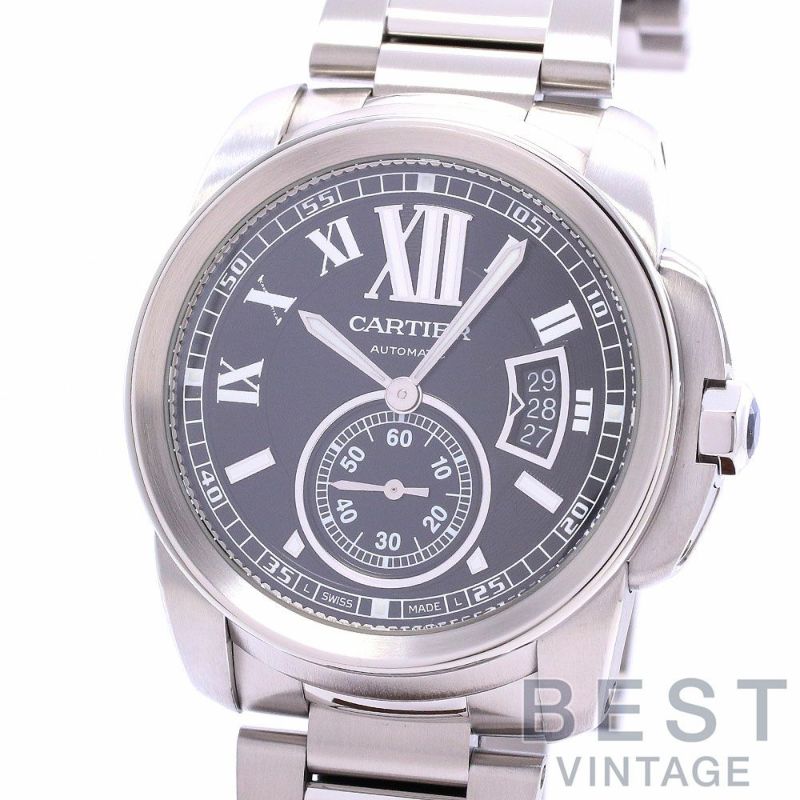 中古】CARTIER CALIBRE DE CARTIER WATCH LARGE MODEL カルティエ ...