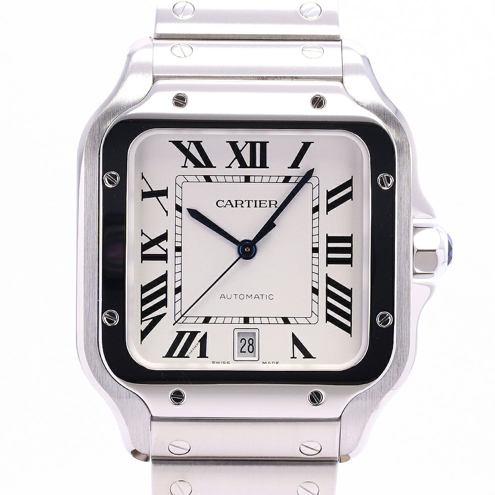 中古】CARTIER SANTOS DE CARTIER WATCH LARGE MODEL カルティエ  