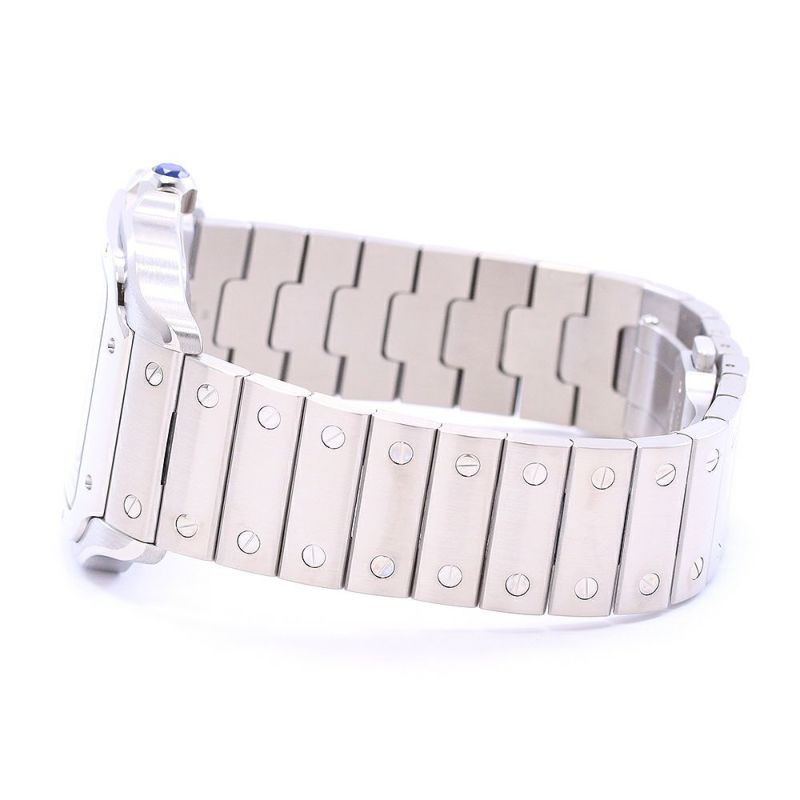 【中古】CARTIER SANTOS DE CARTIER WATCH LARGE MODEL カルティエ サントス ドゥ カルティエ ウォッチ LM WSSA0018