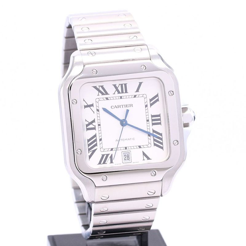 【中古】CARTIER SANTOS DE CARTIER WATCH LARGE MODEL カルティエ サントス ドゥ カルティエ ウォッチ LM WSSA0018
