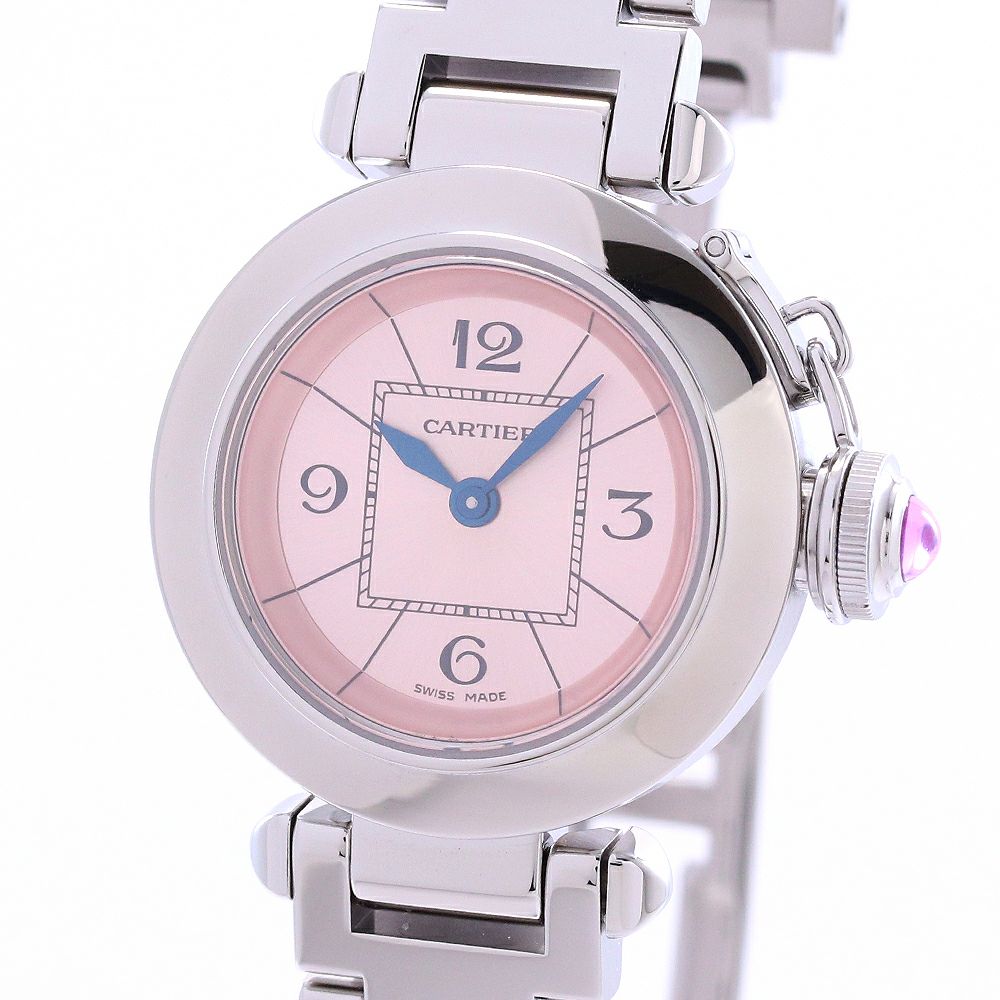 【中古】CARTIER MISS PASHA WATCH 27MM カルティエ ミス パシャ ウォッチ 27MM W3140008