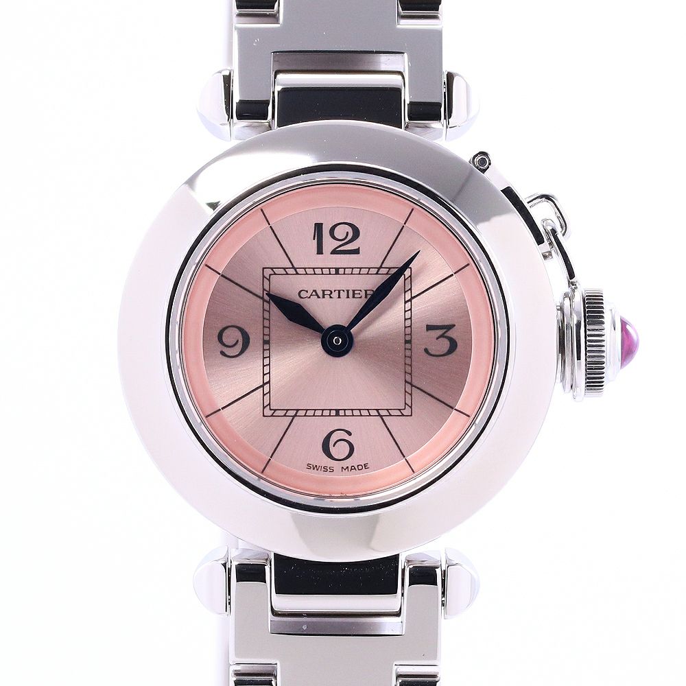 【中古】CARTIER MISS PASHA WATCH 27MM カルティエ ミス パシャ ウォッチ 27MM W3140008
